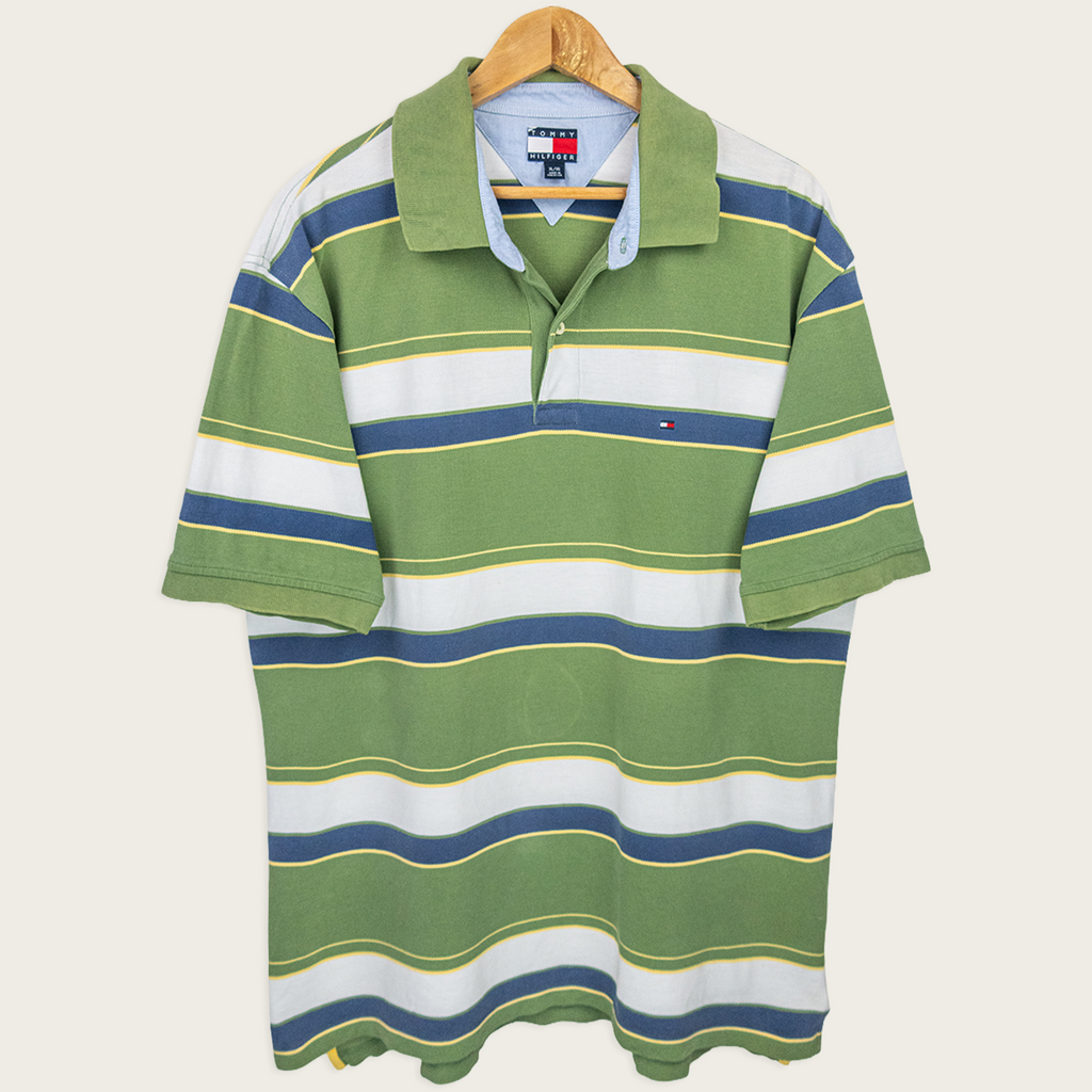 00's Tommy Hilfiger Polo Shirt - XL