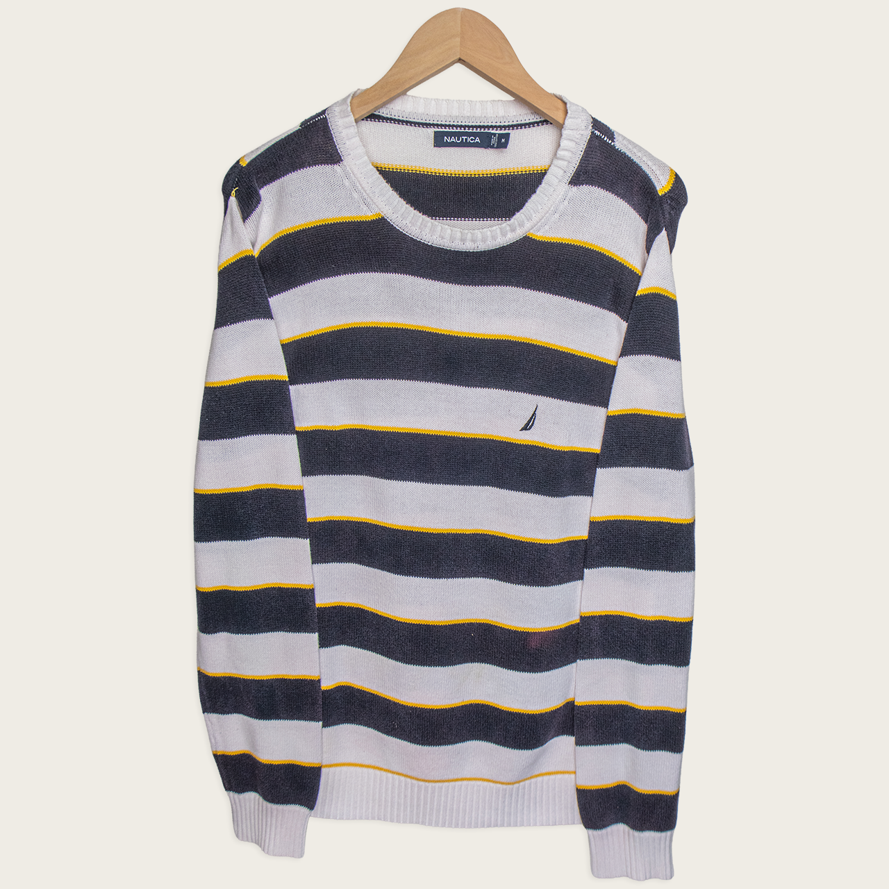 Nautica Knitted Crewneck Sweater - M/L