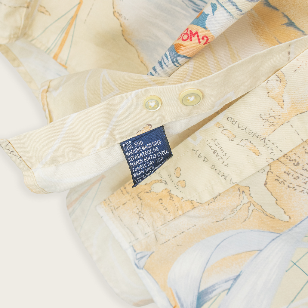 90's NAUTICA BUTTON-UP SHIRT - XL