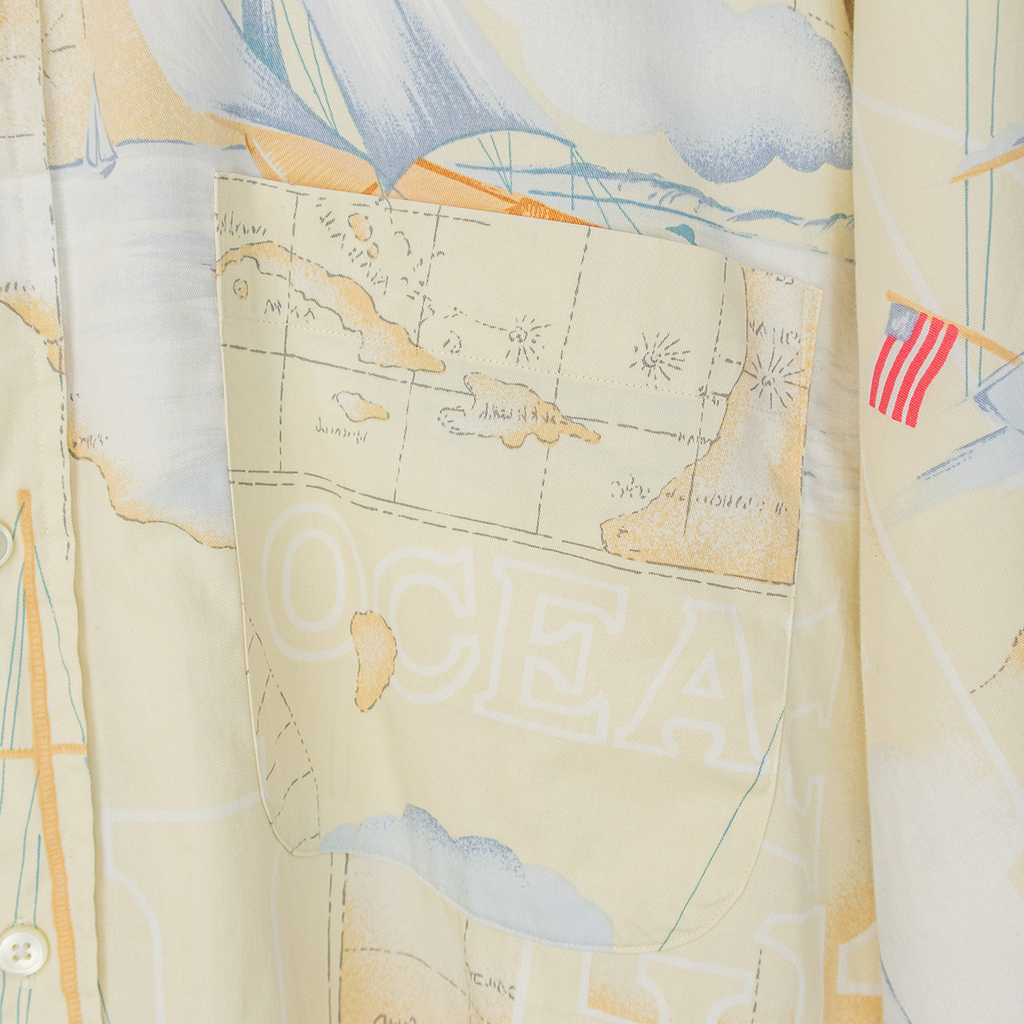 90's NAUTICA BUTTON-UP SHIRT - XL