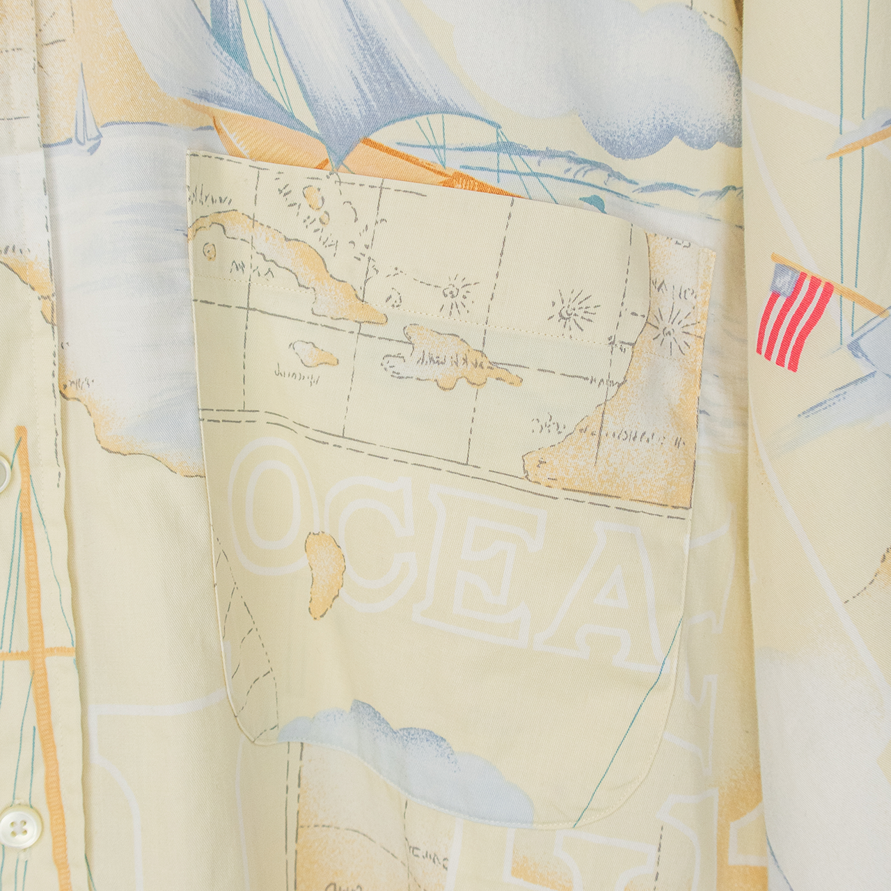 90's NAUTICA BUTTON-UP SHIRT - XL