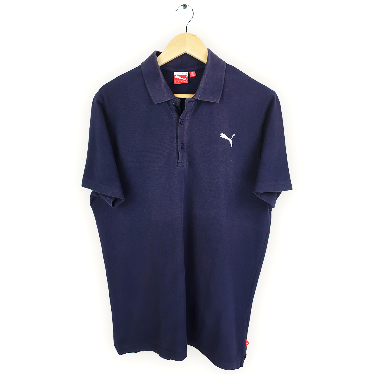 VINTAGE PUMA POLO SHIRT - L