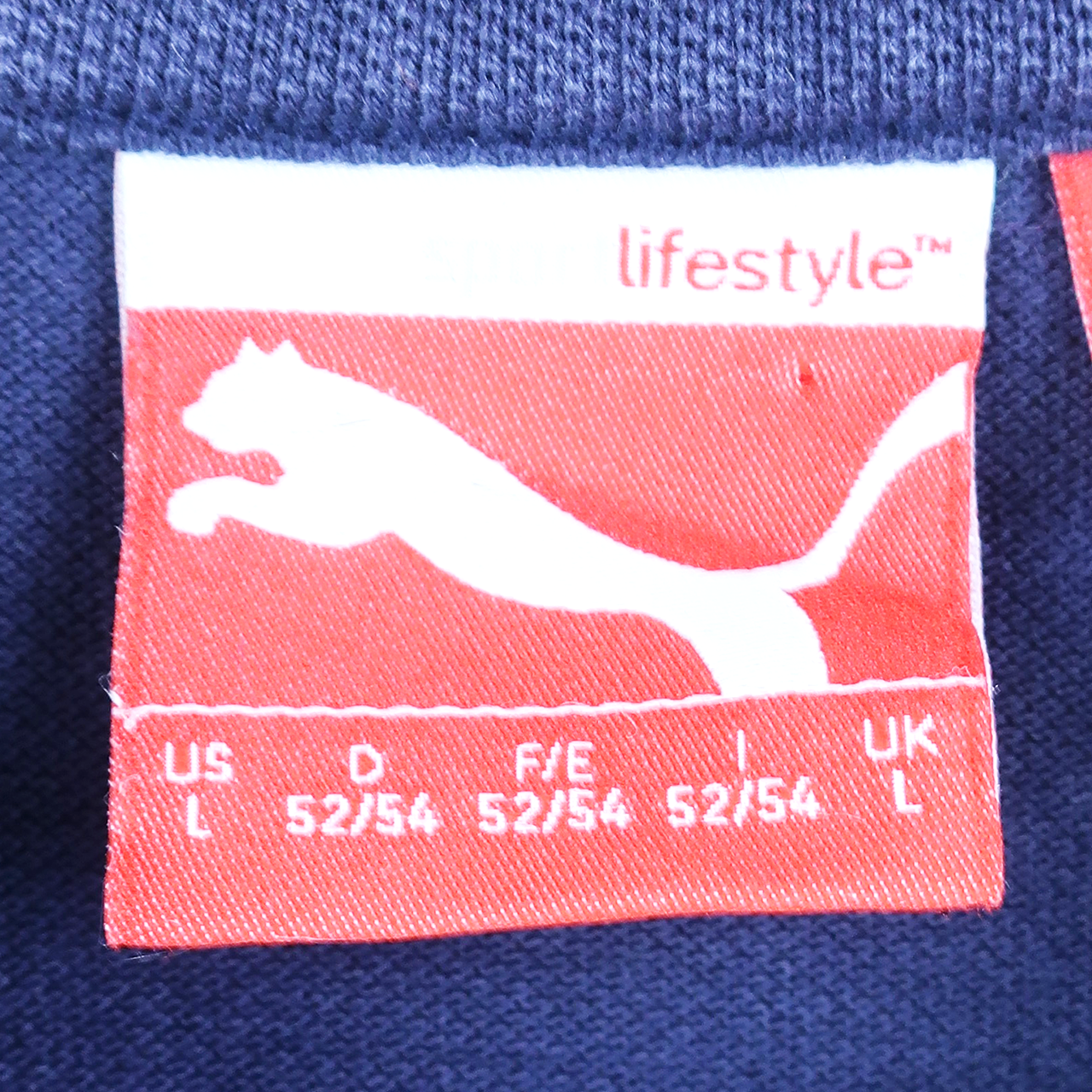 VINTAGE PUMA POLO SHIRT - L