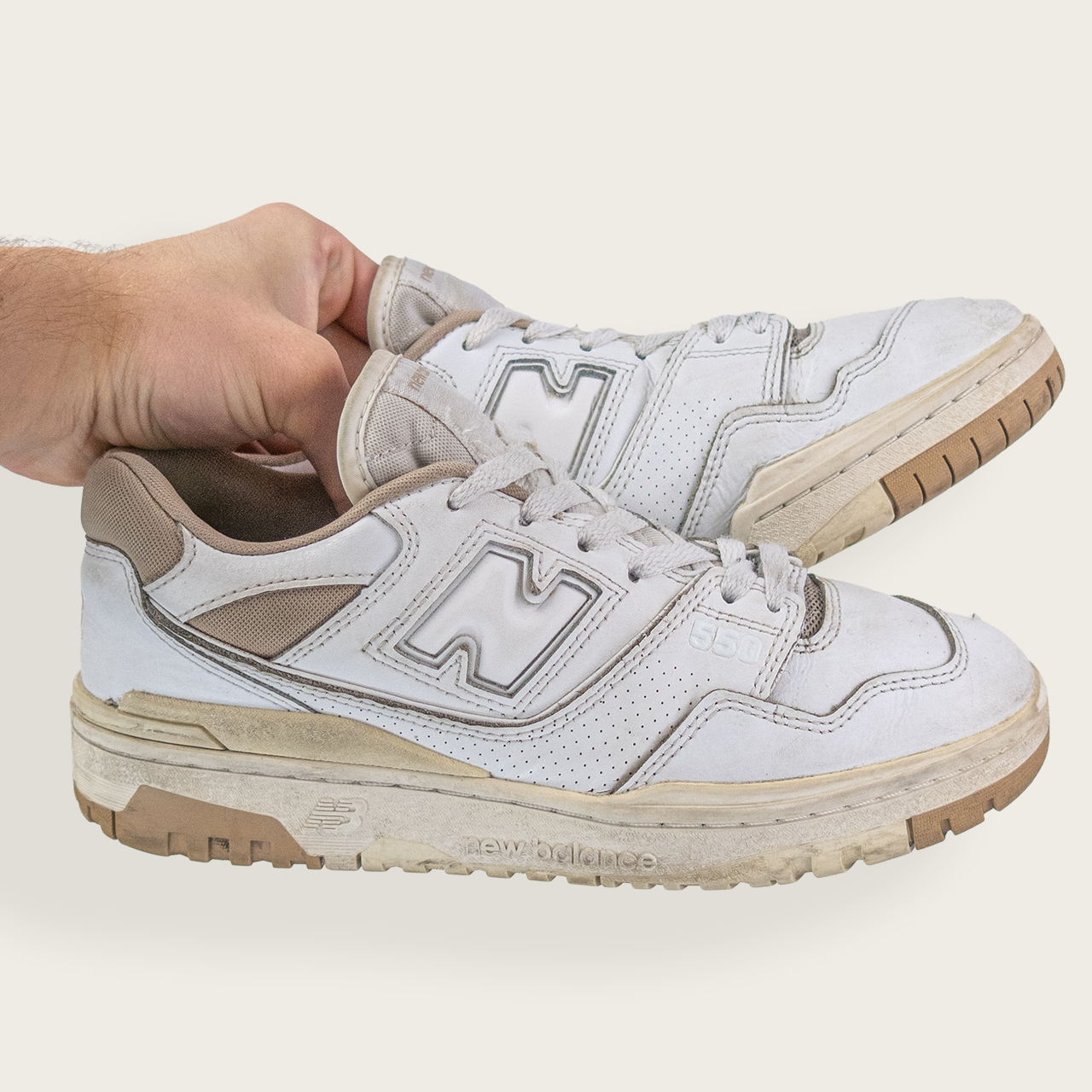 Women's 2023 White/Gum NEW BALANCE 550 Sneakers - US 8