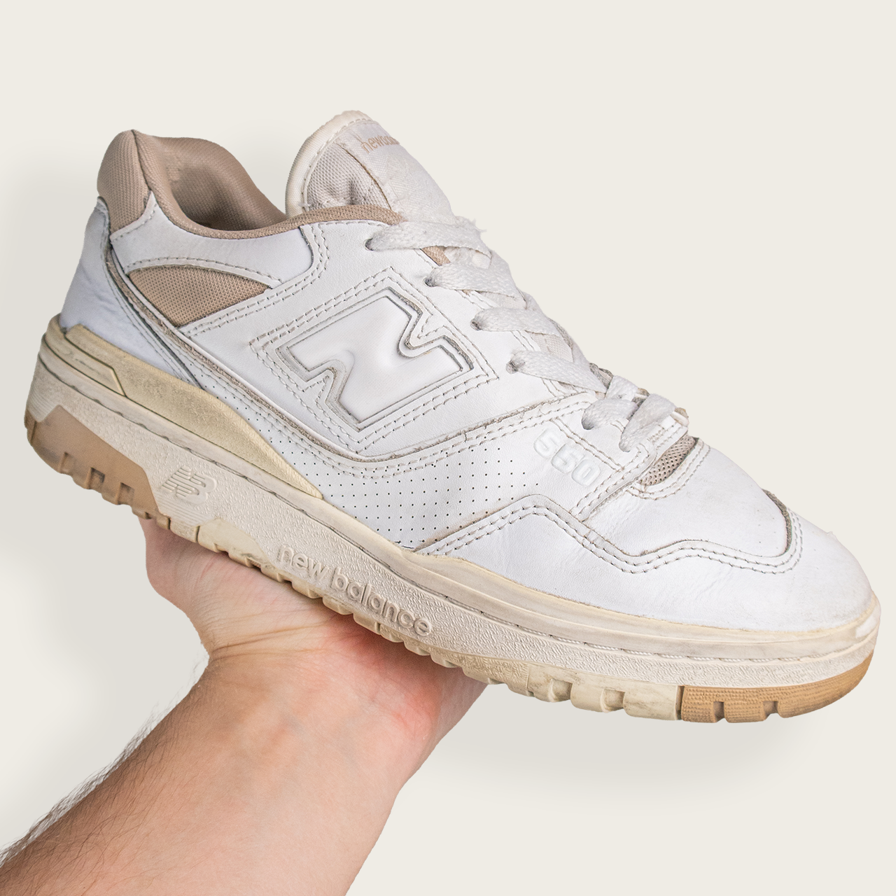 Women's 2023 White/Gum NEW BALANCE 550 Sneakers - US 8