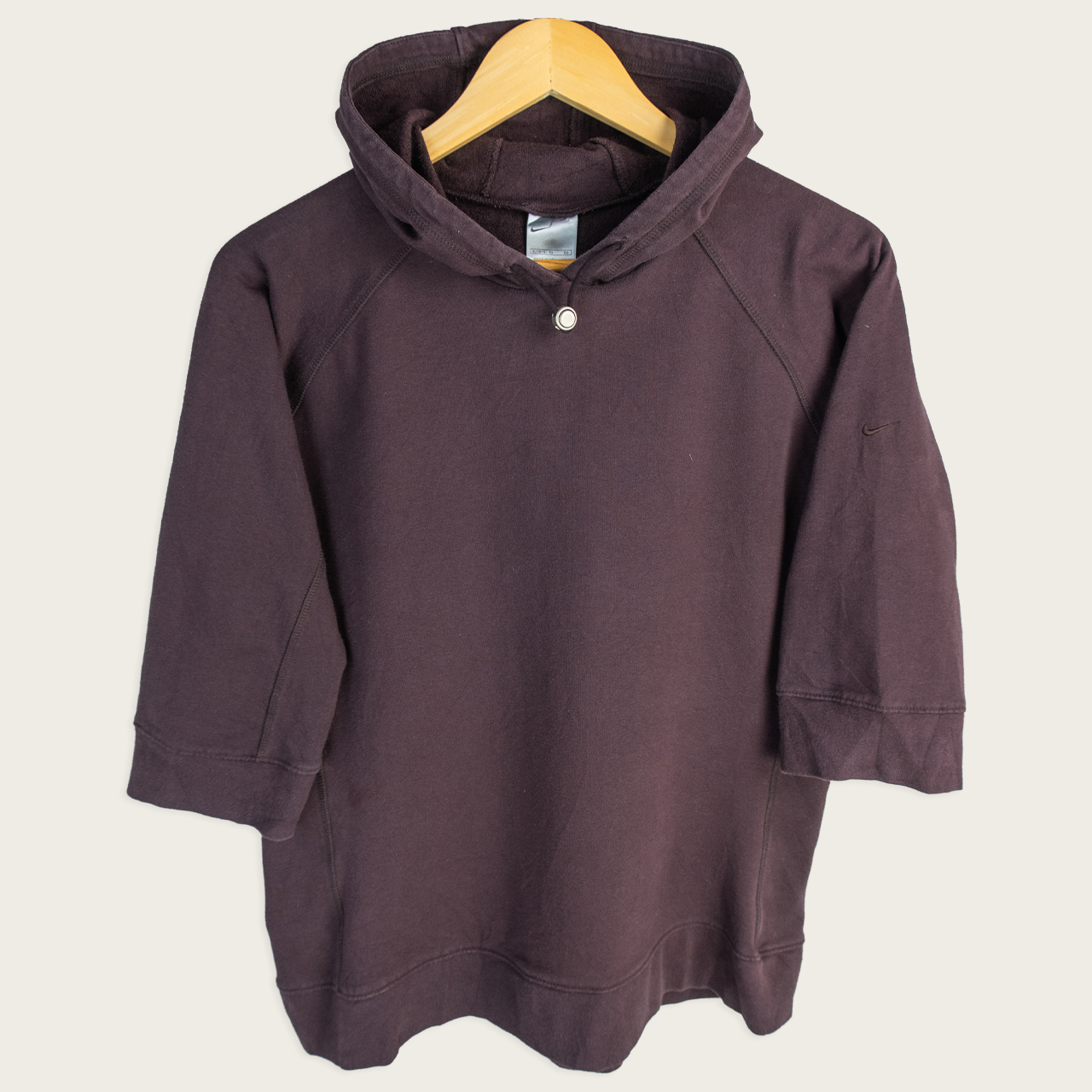 Y2K Nike Hoodie – Brown Minimal – Size M