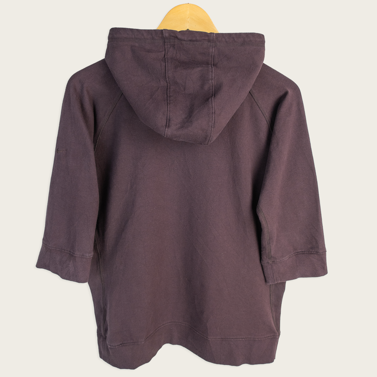 Y2K Nike Hoodie – Brown Minimal – Size M