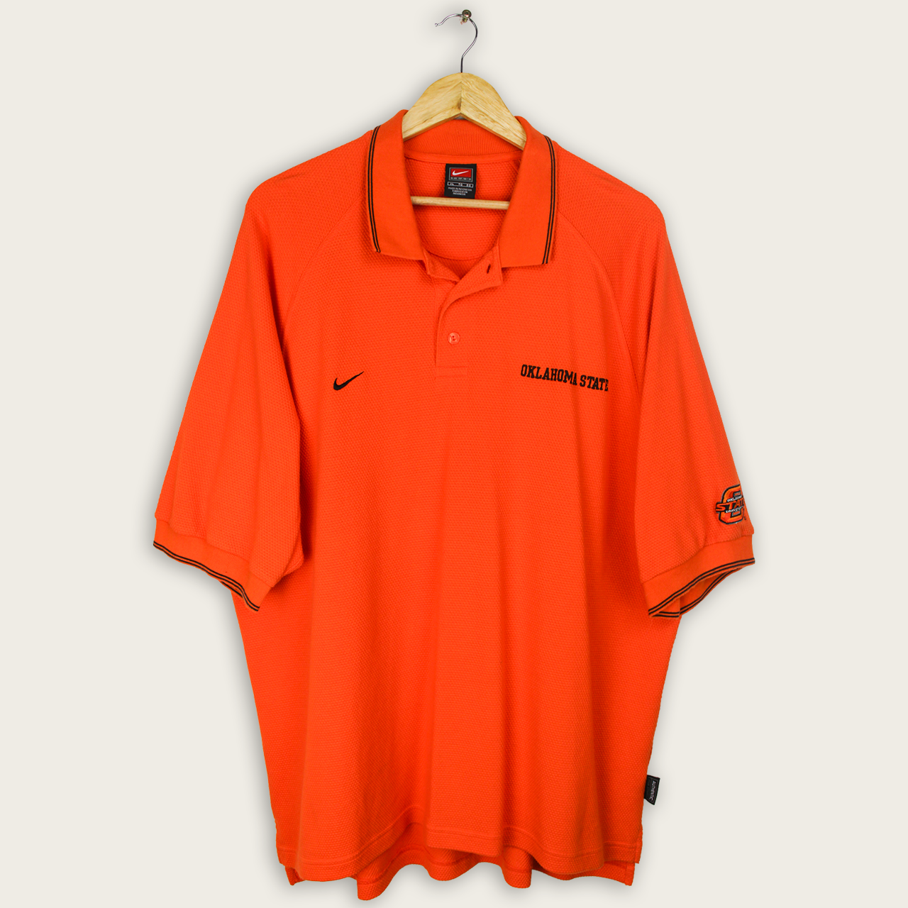 VINTAGE NIKE OKLAHOMA STATE POLO SHIRT - XL
