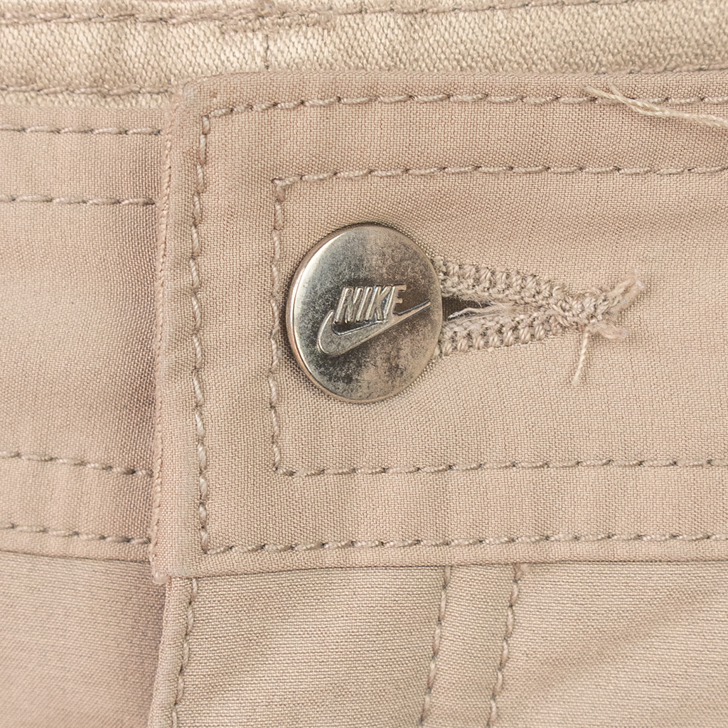 Y2K Nike Pants - Beige Straight Leg - Size Small