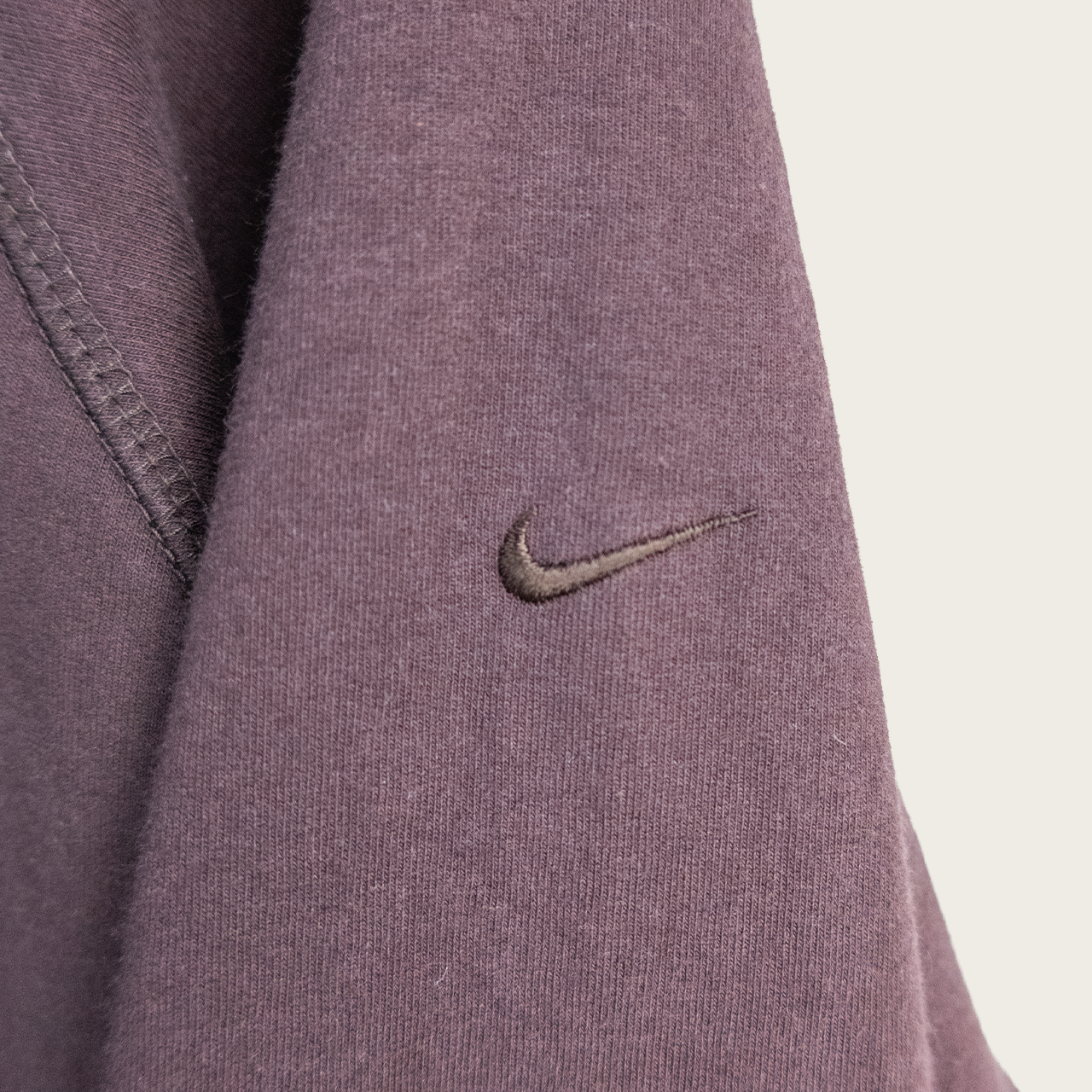 Y2K Nike Hoodie – Brown Minimal – Size M