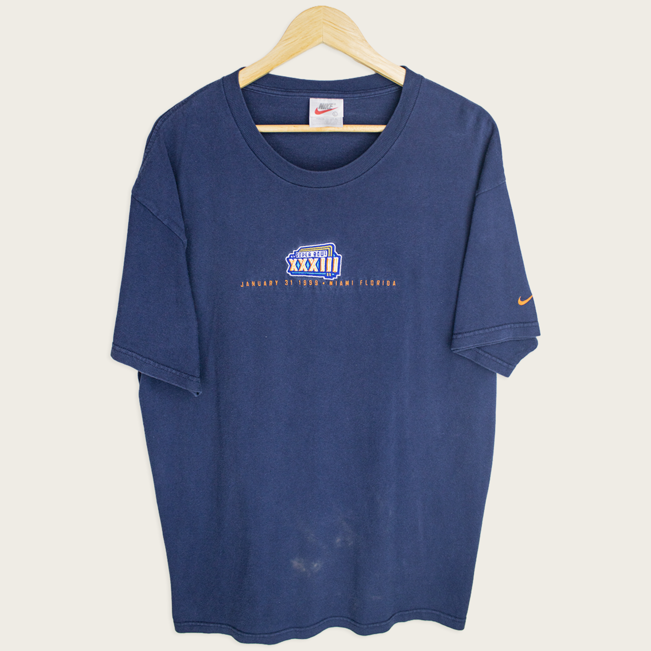 1999 Nike Super Bowl XXXIII T-Shirt - L