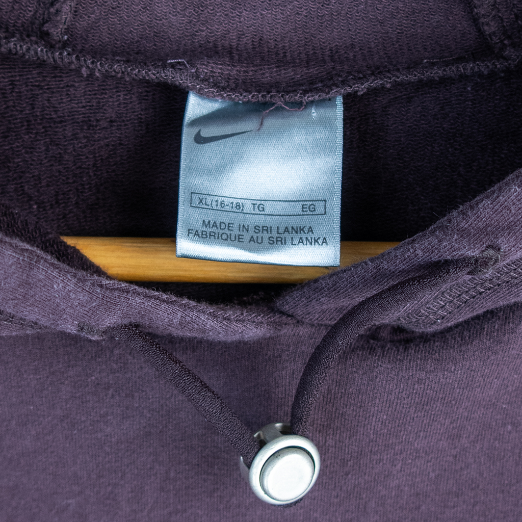 Y2K Nike Hoodie – Brown Minimal – Size M