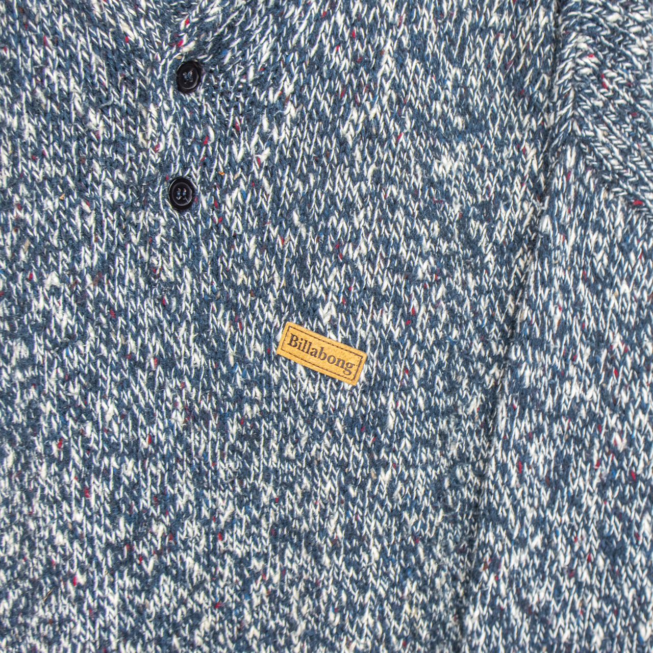 00s Billabong Knitted Collared Sweatshirt - XL