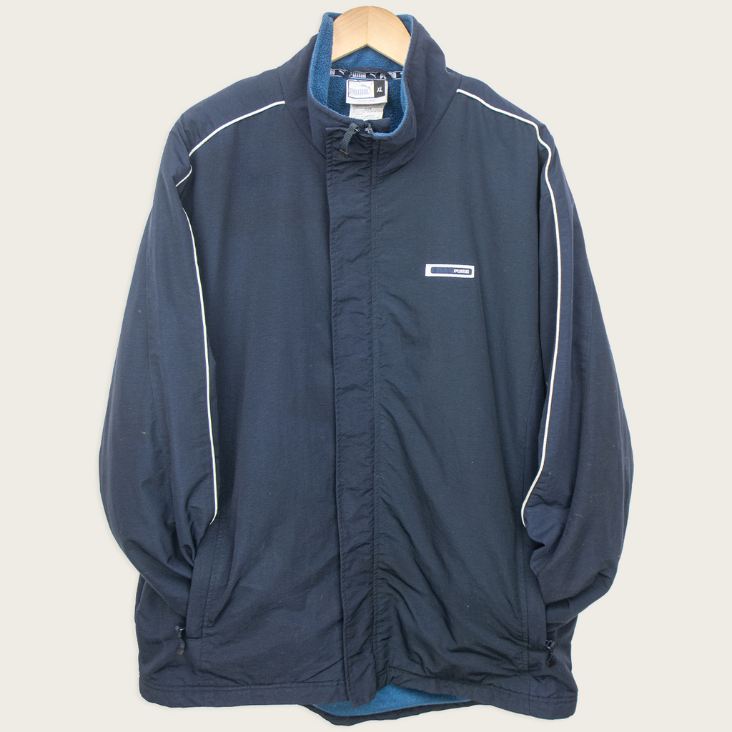 00s Puma Fleece Lined Track Jacket - L/XL