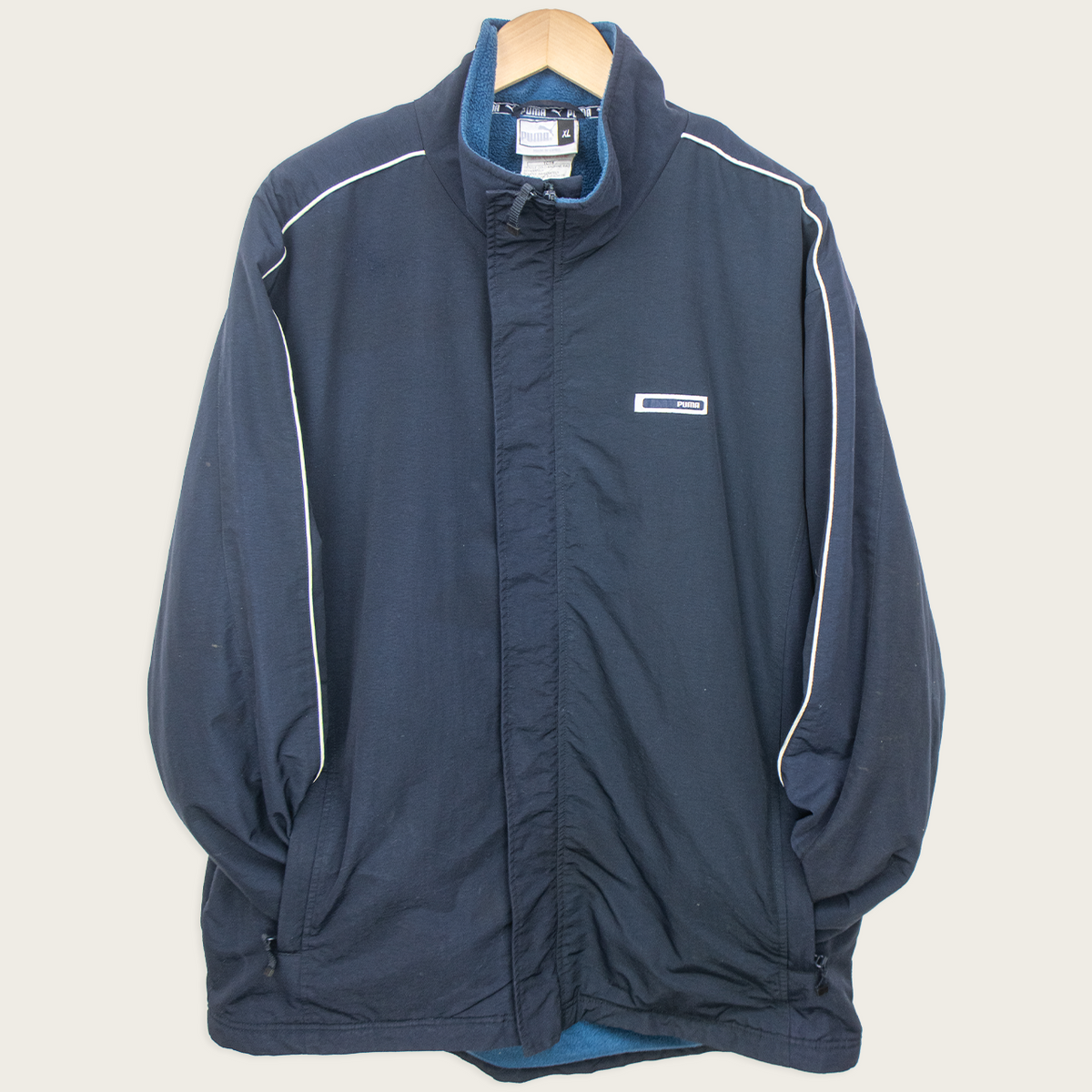 00s Puma Fleece Lined Track Jacket - L/XL