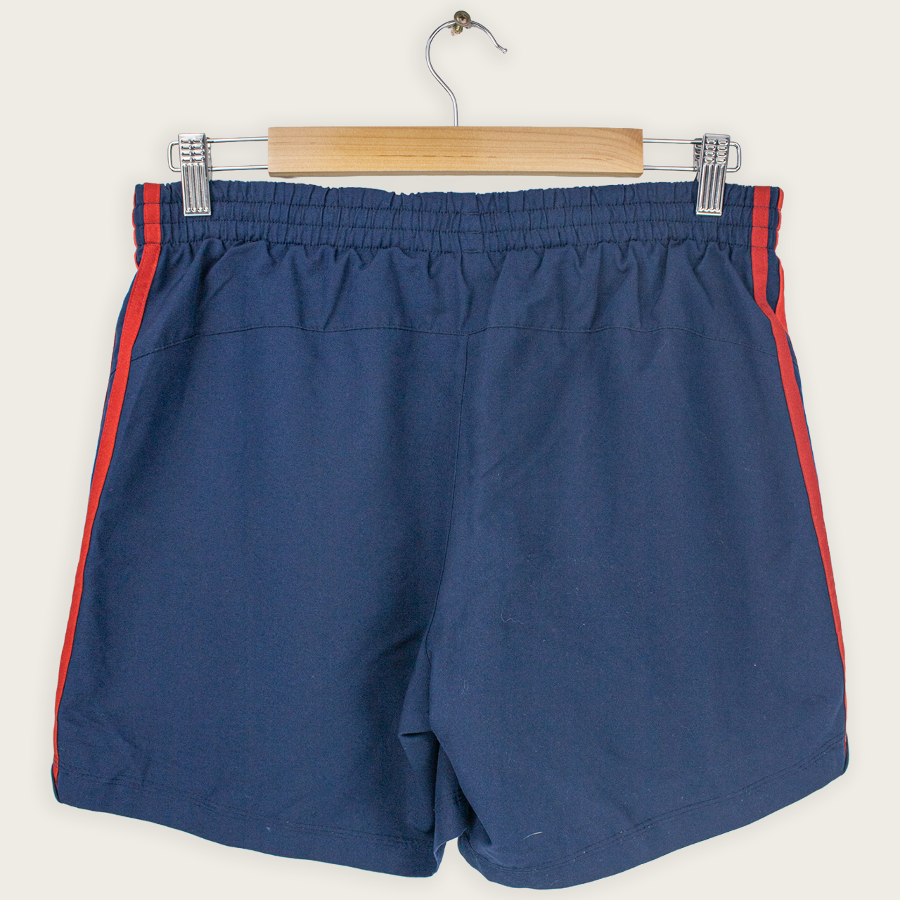 VINTAGE ADIDAS TRACK SHORTS - S