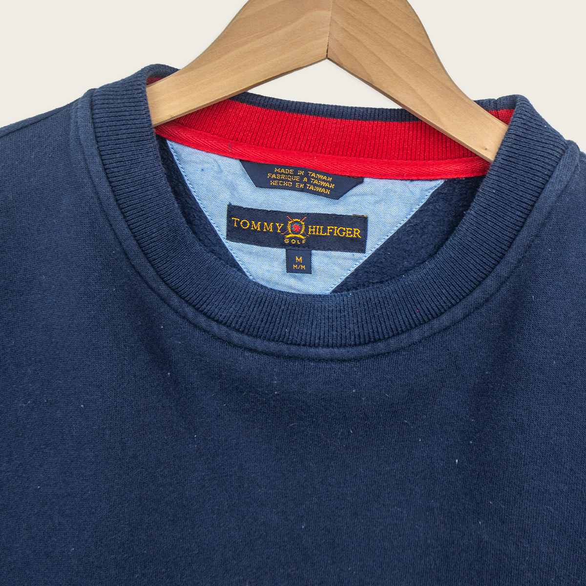 2002 Tommy Hilfiger Golf Crewneck Sweater - S/M