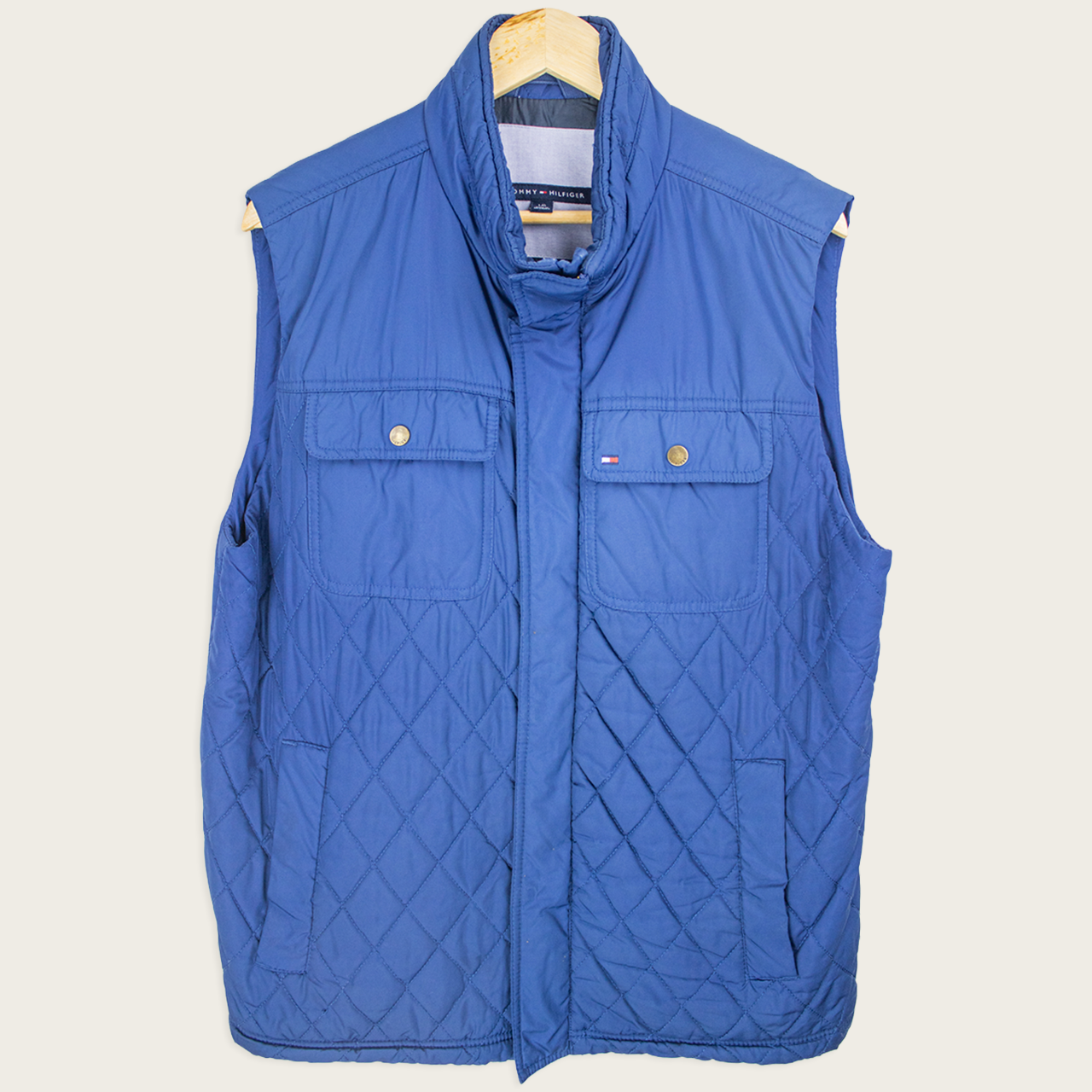 Tommy Hilfiger Quilted Puffer Vest - L