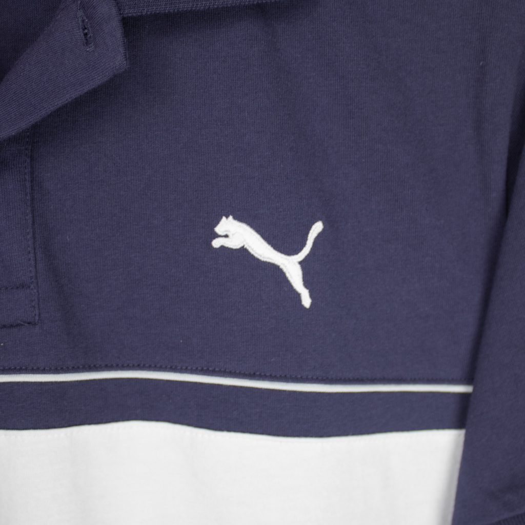 VINTAGE PUMA POLO SHIRT - M