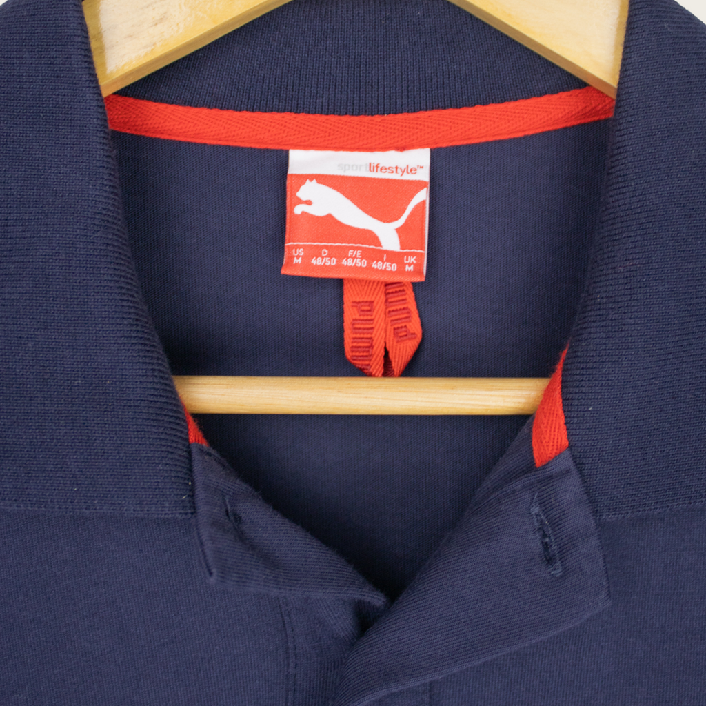 VINTAGE PUMA POLO SHIRT - M