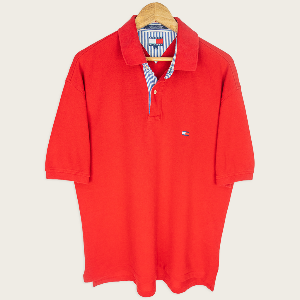 90's Tommy Hilfiger Polo Shirt - L