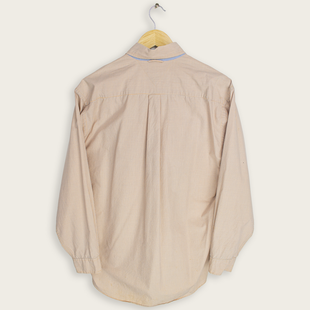 VINTAGE LONG-SLEEVE TOMMY HILFIGER BUTTON-UP SHIRT - S