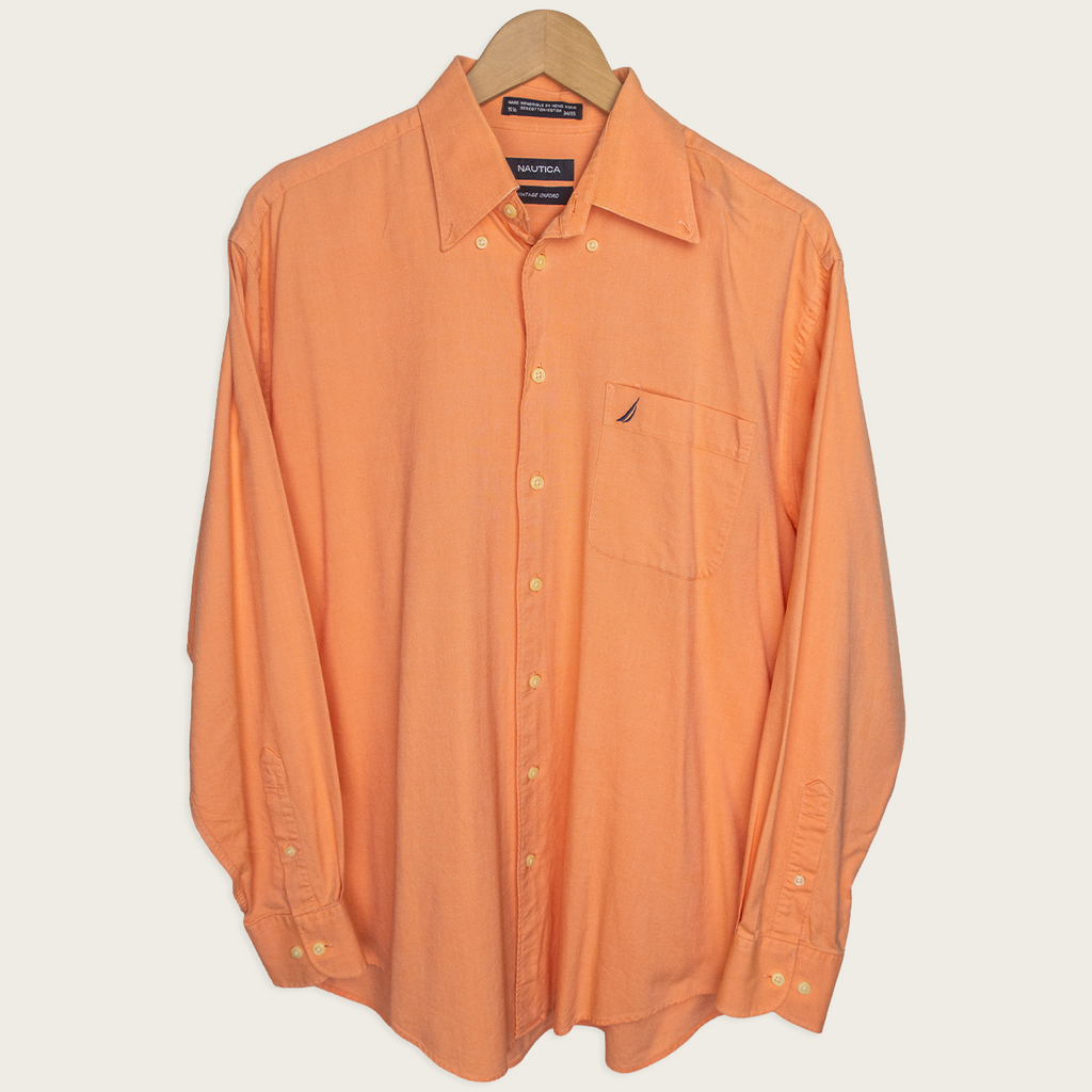 90's Nautica Button-Up Shirt - XL