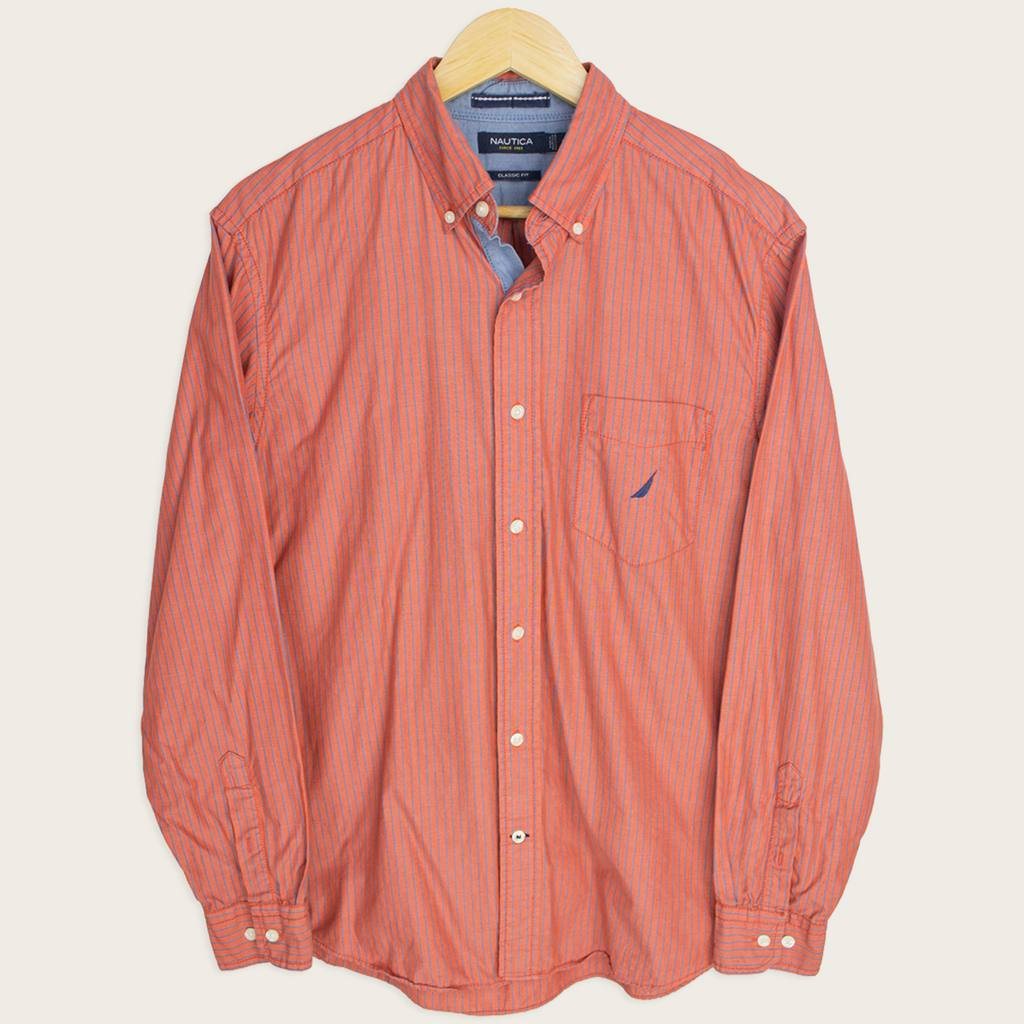 00's Nautica Button-Up Shirt - M
