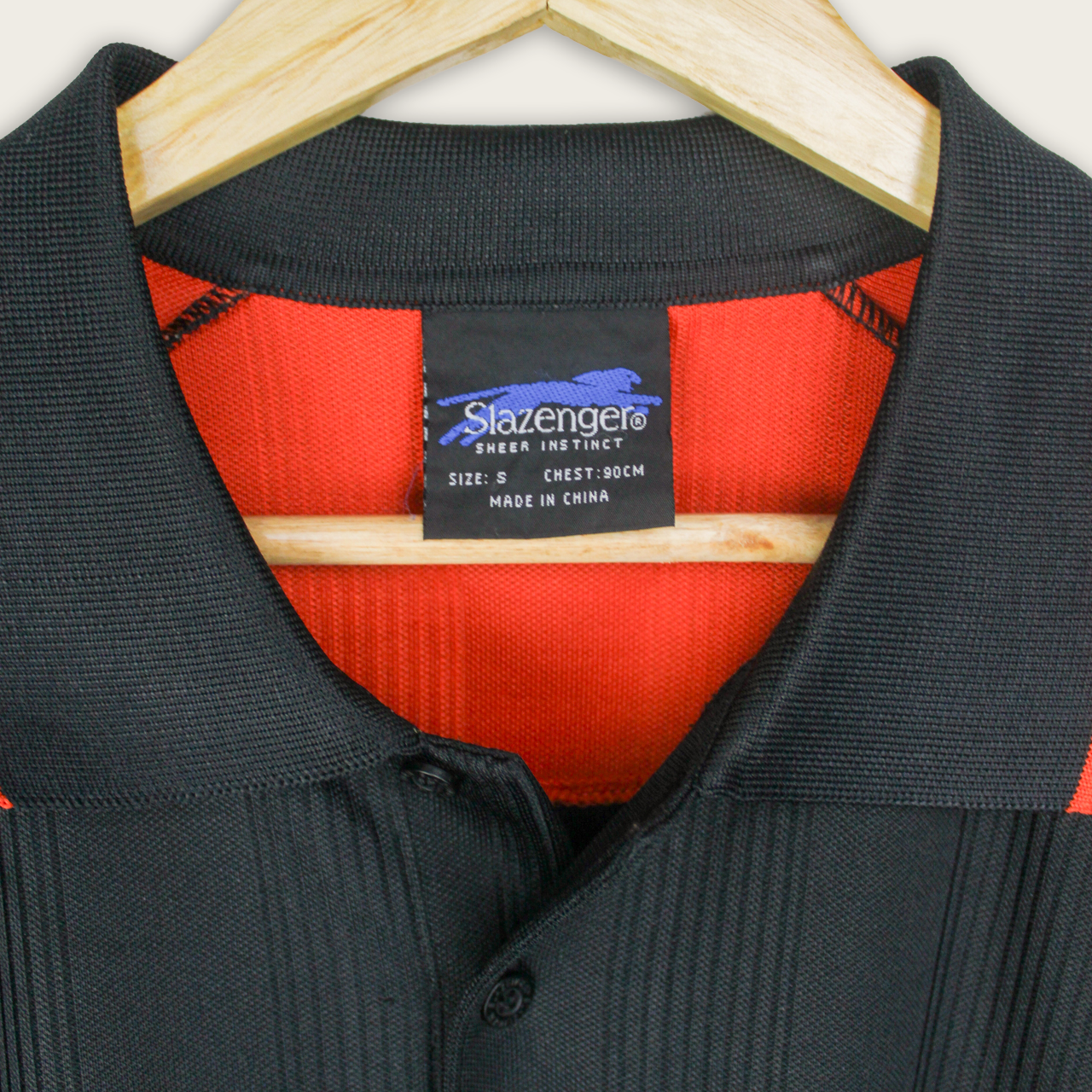 VINTAGE SLAZENGER POLO SHIRT - S