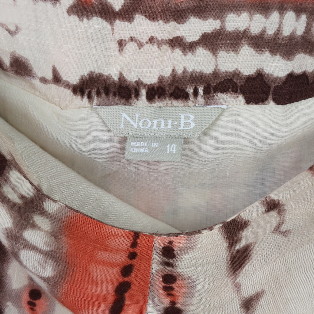 Y2K Noni B Maxi Skirt - Tie Dye Print - Size 14