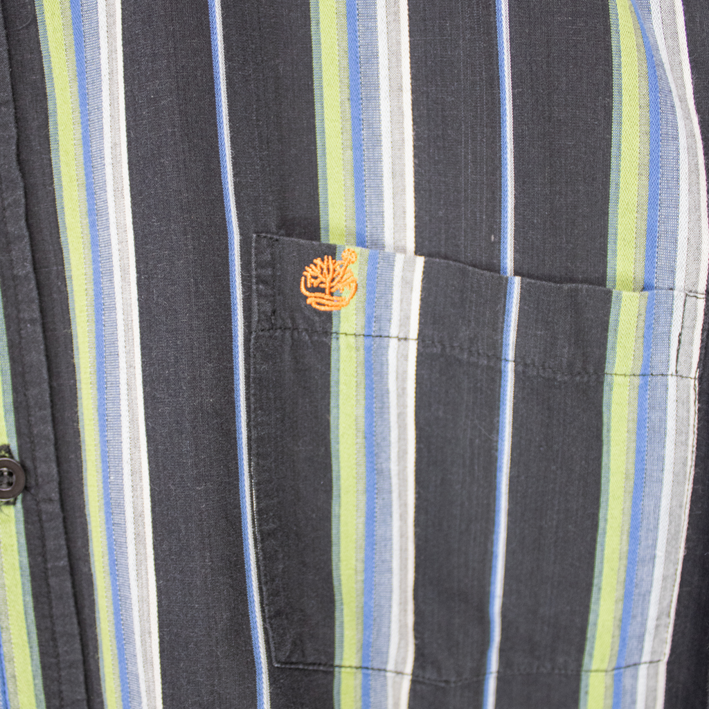 VINTAGE LONG-SLEEVE TIMBERLAND BUTTON-UP SHIRT - L