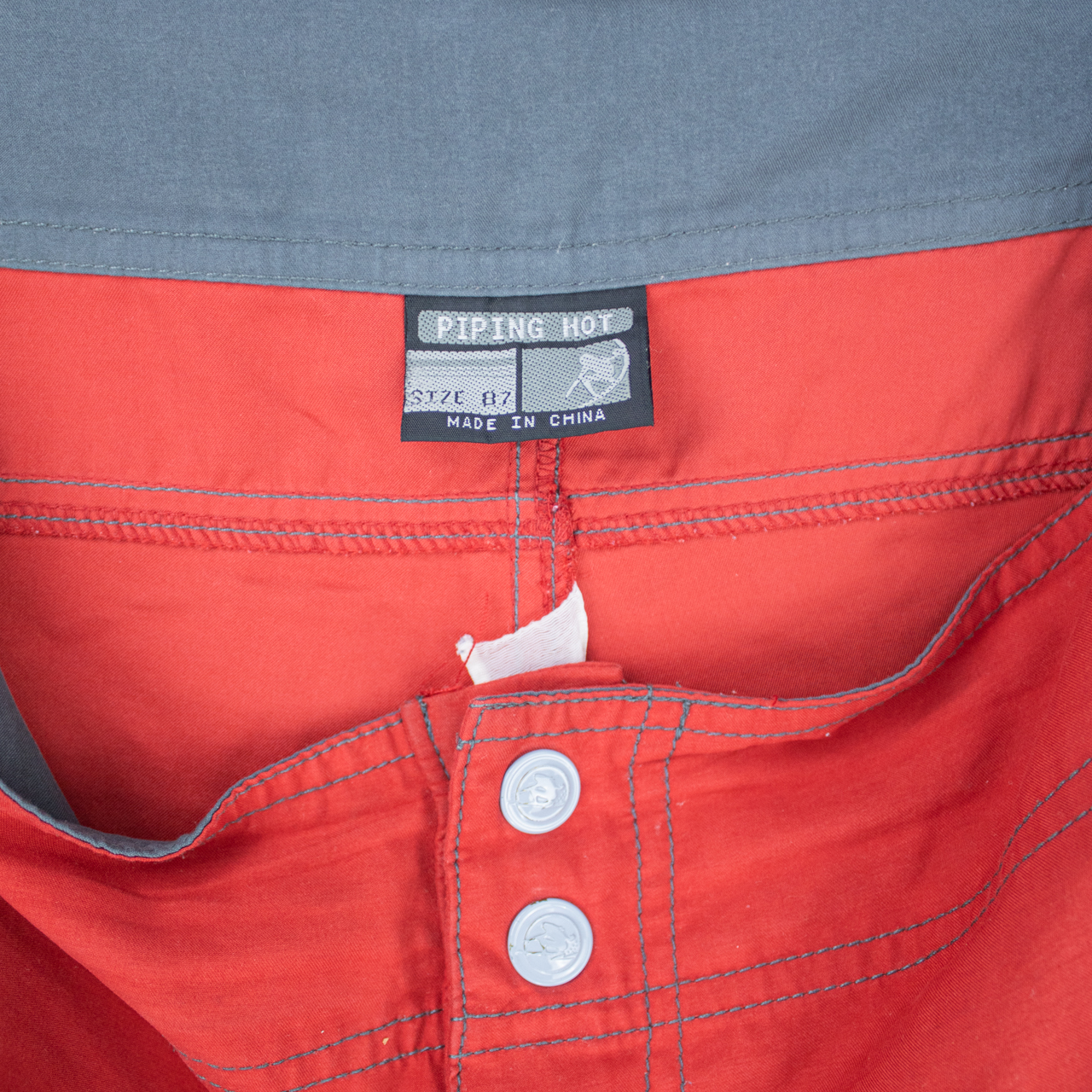 VINTAGE PIPING HOT BOARD SHORTS - 34"