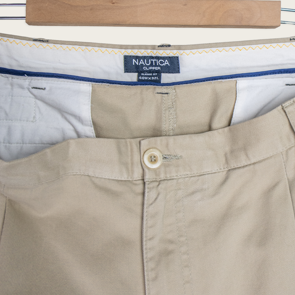 00's Nautica Pleated Tailored Pants - XL/XXL