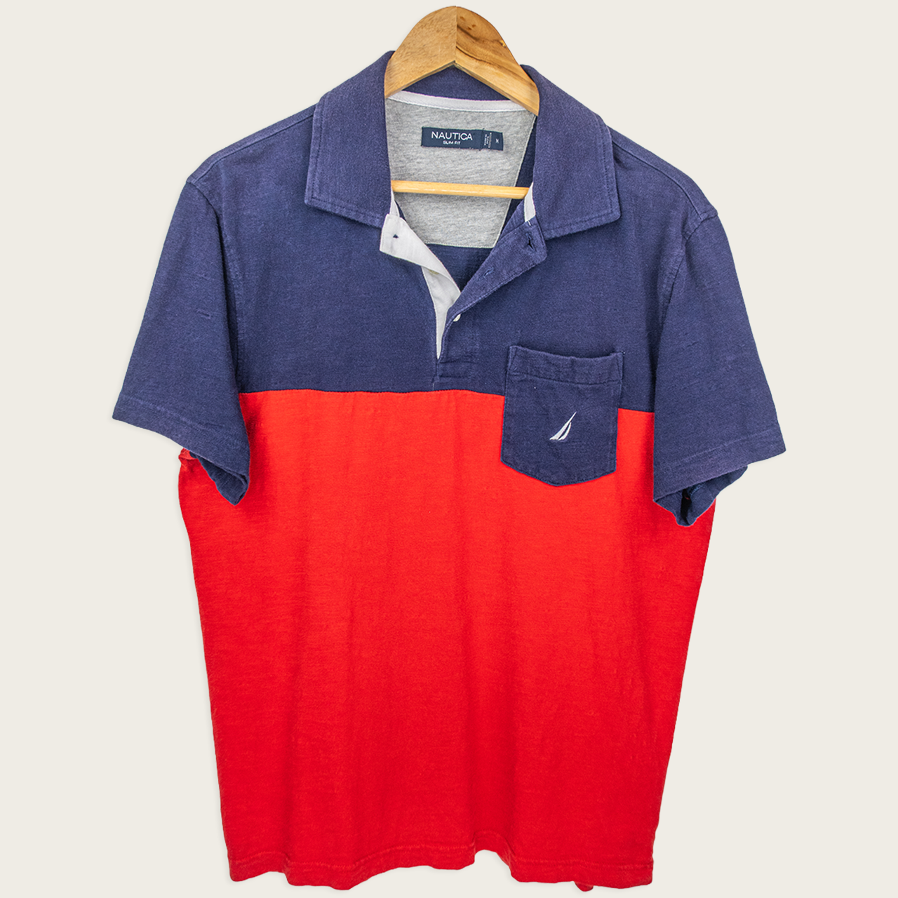 00's Nautica Polo Shirt - M