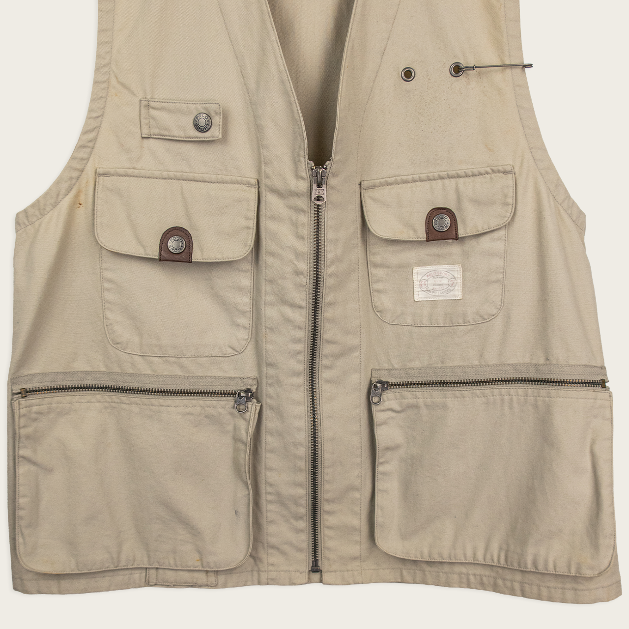 90's Polo Sport Utility Vest - M