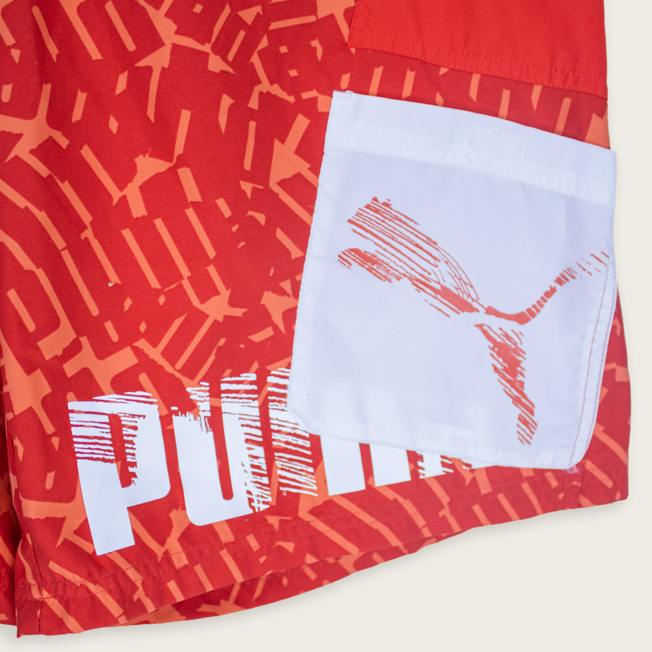 VINTAGE PUMA BOARD SHORTS - 38"