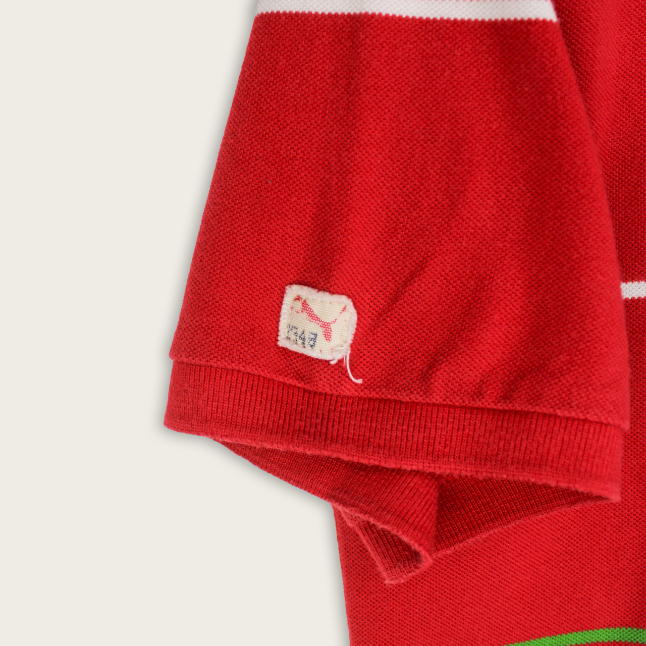 VINTAGE PUMA POLO SHIRT - M