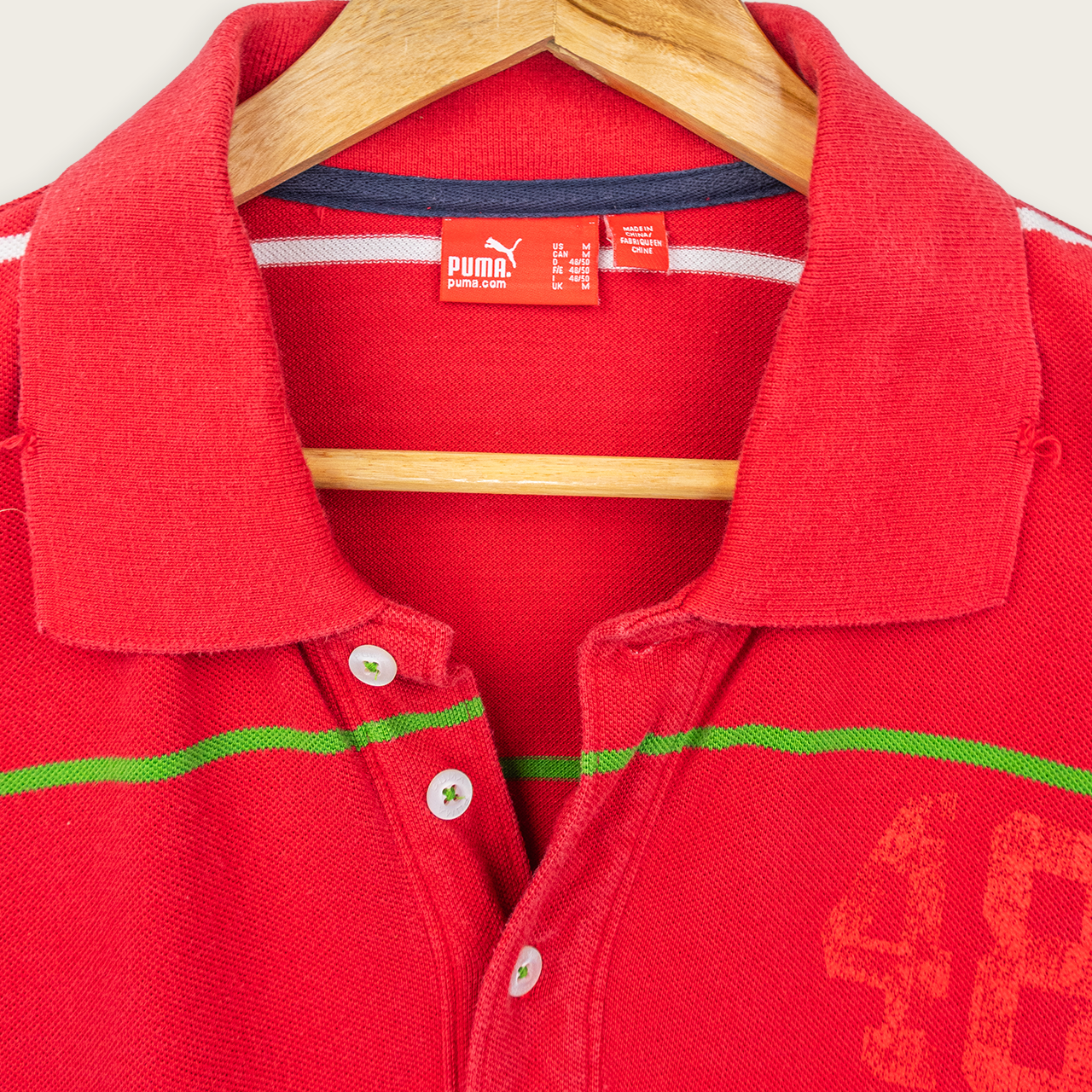 00's Puma Polo Shirt - M
