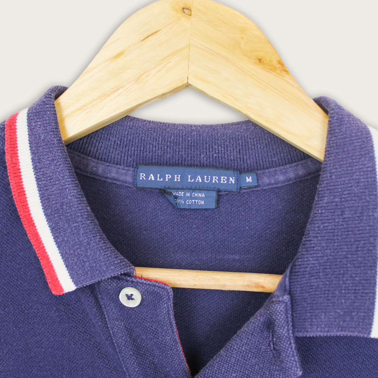 VINTAGE RALPH LAUREN POLO SHIRT - M