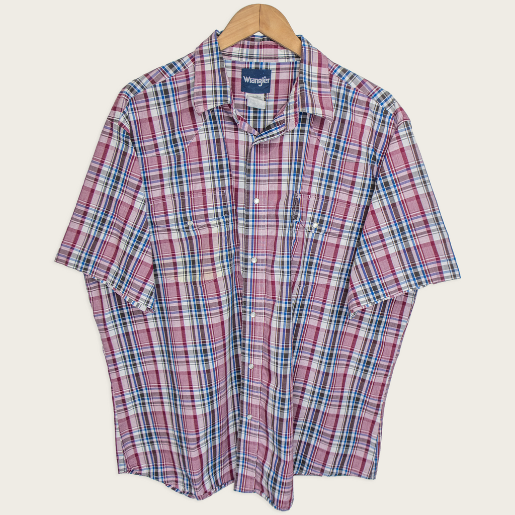00's Wrangler Button-Up Shirt - XL/XXL