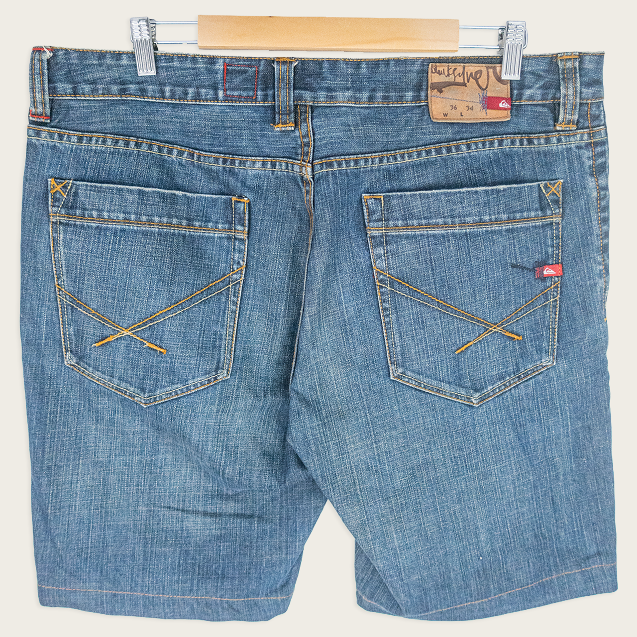 00's Quiksilver Denim Shorts - 36"