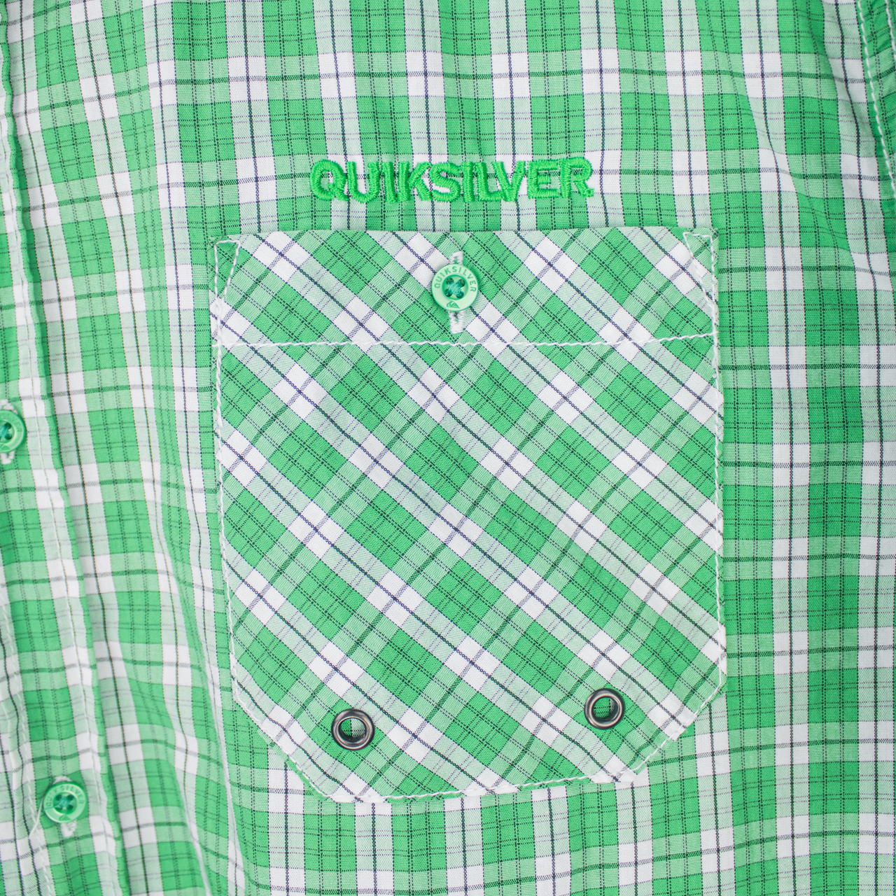 QUIKSILVER BUTTON-UP SHIRT - L