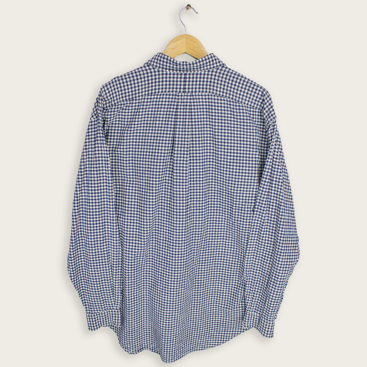 VINTAGE LONG-SLEEVE RALPH LAUREN BUTTON-UP SHIRT - L