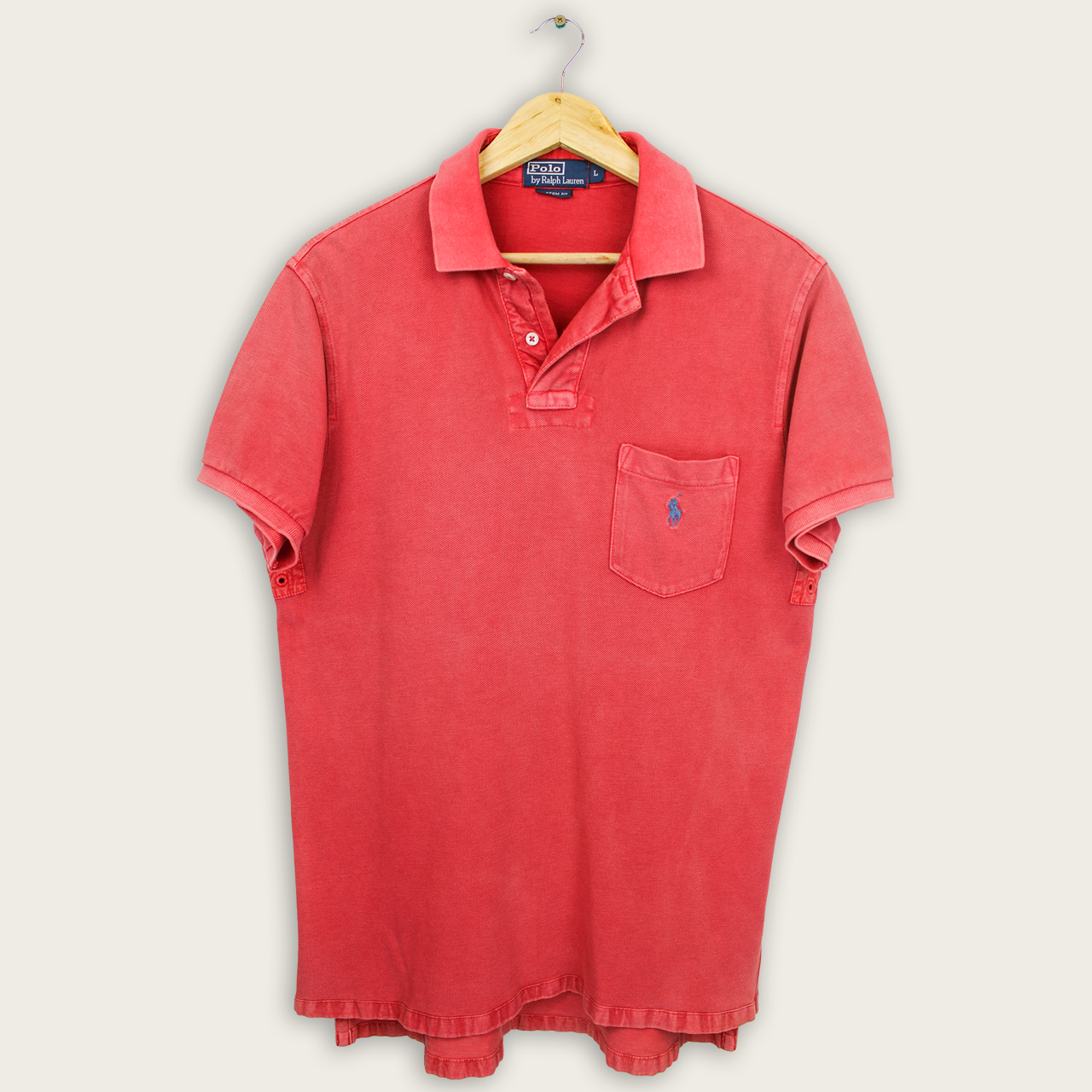 VINTAGE RALPH LAUREN POLO SHIRT - L