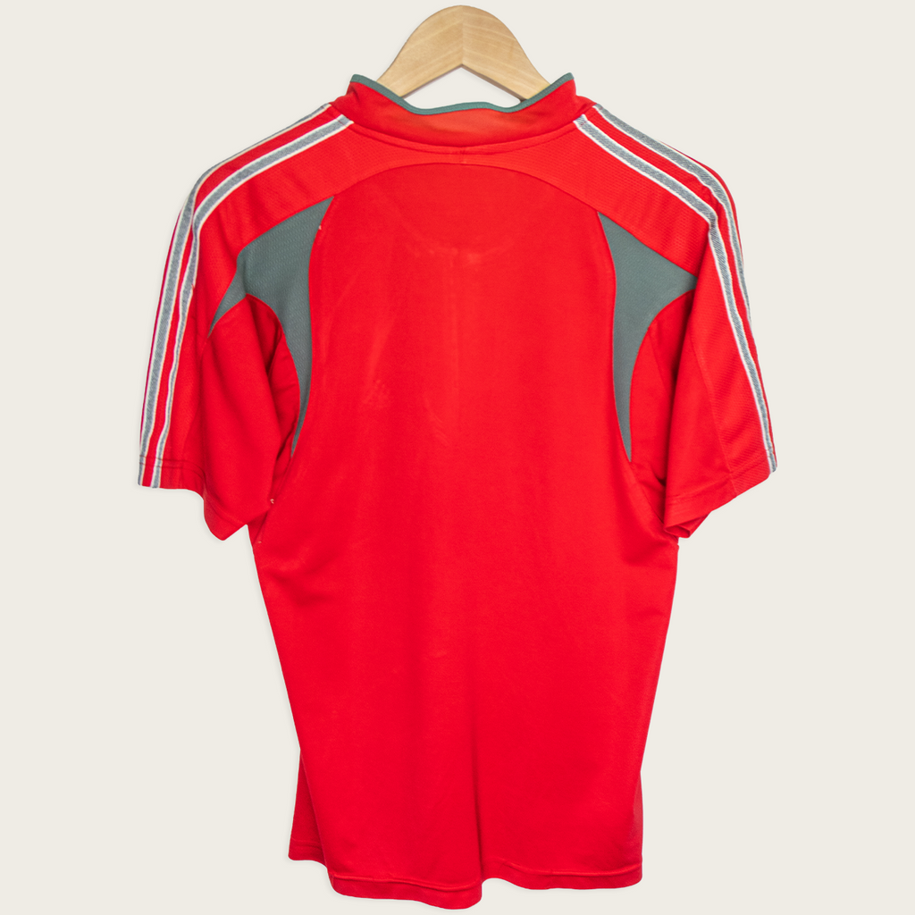00s Adidas 1/4-Zip Jersey T-Shirt - M