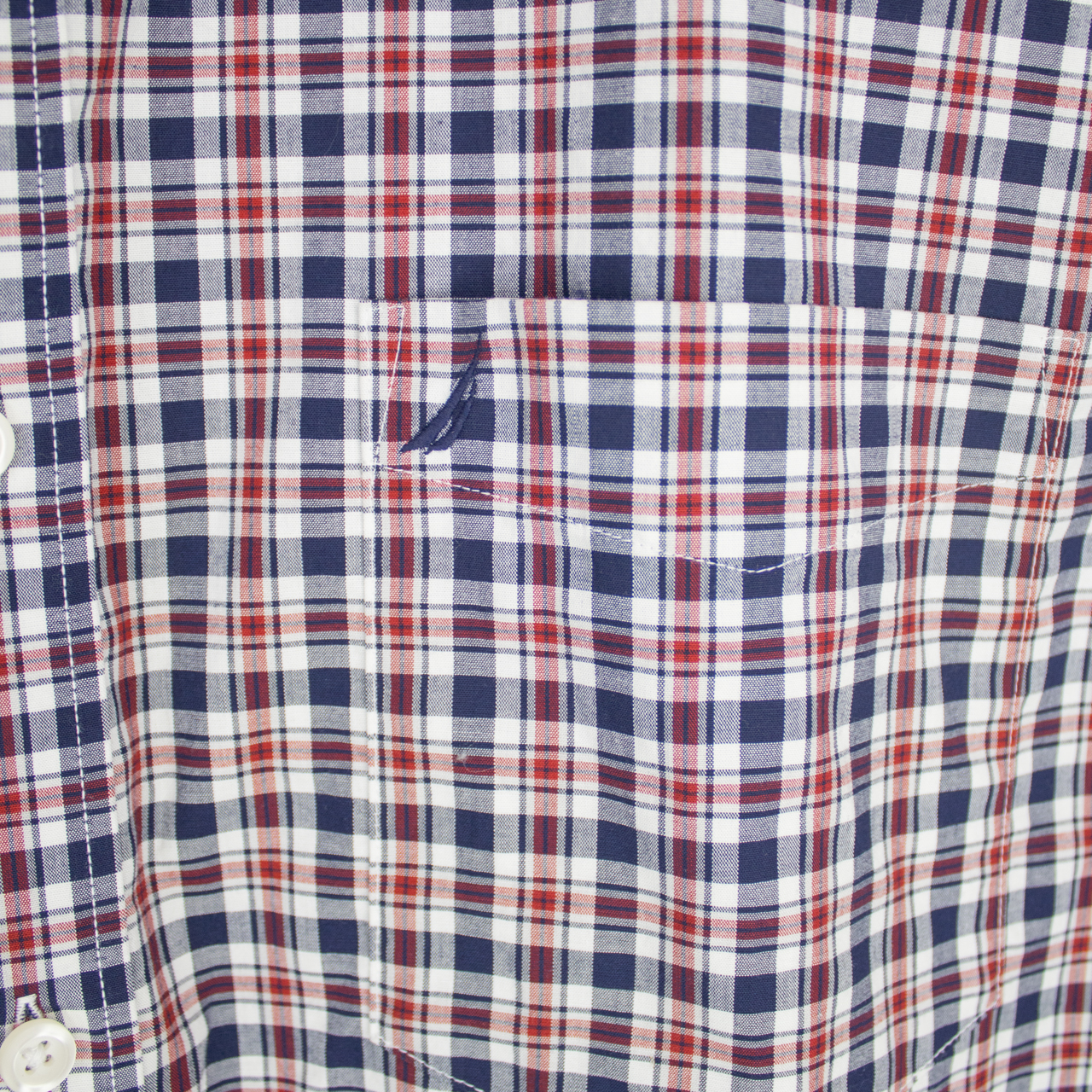 VINTAGE LONG-SLEEVE NAUTICA BUTTON-UP SHIRT - XL