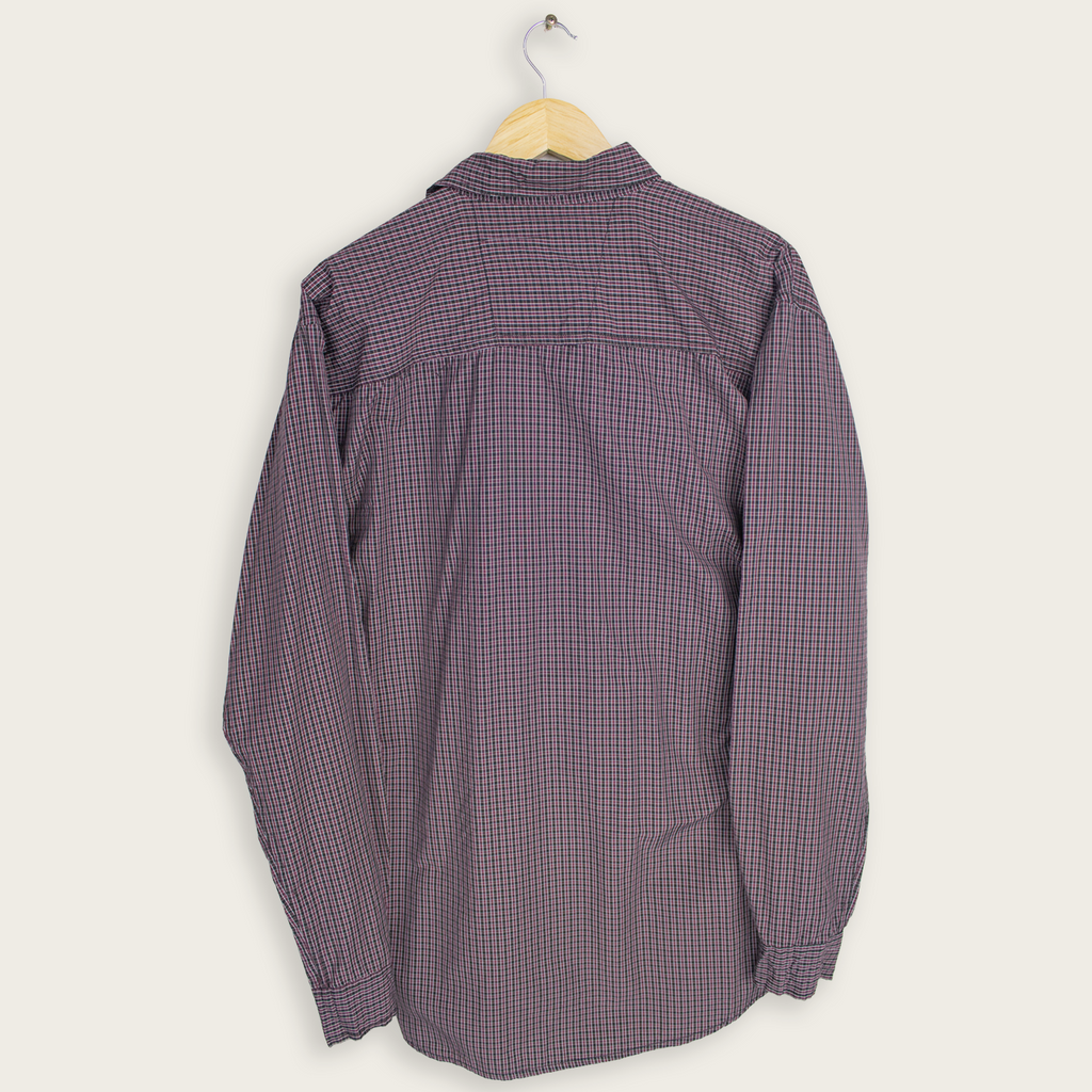 VINTAGE LONG-SLEEVE NAUTICA BUTTON-UP SHIRT - XXL