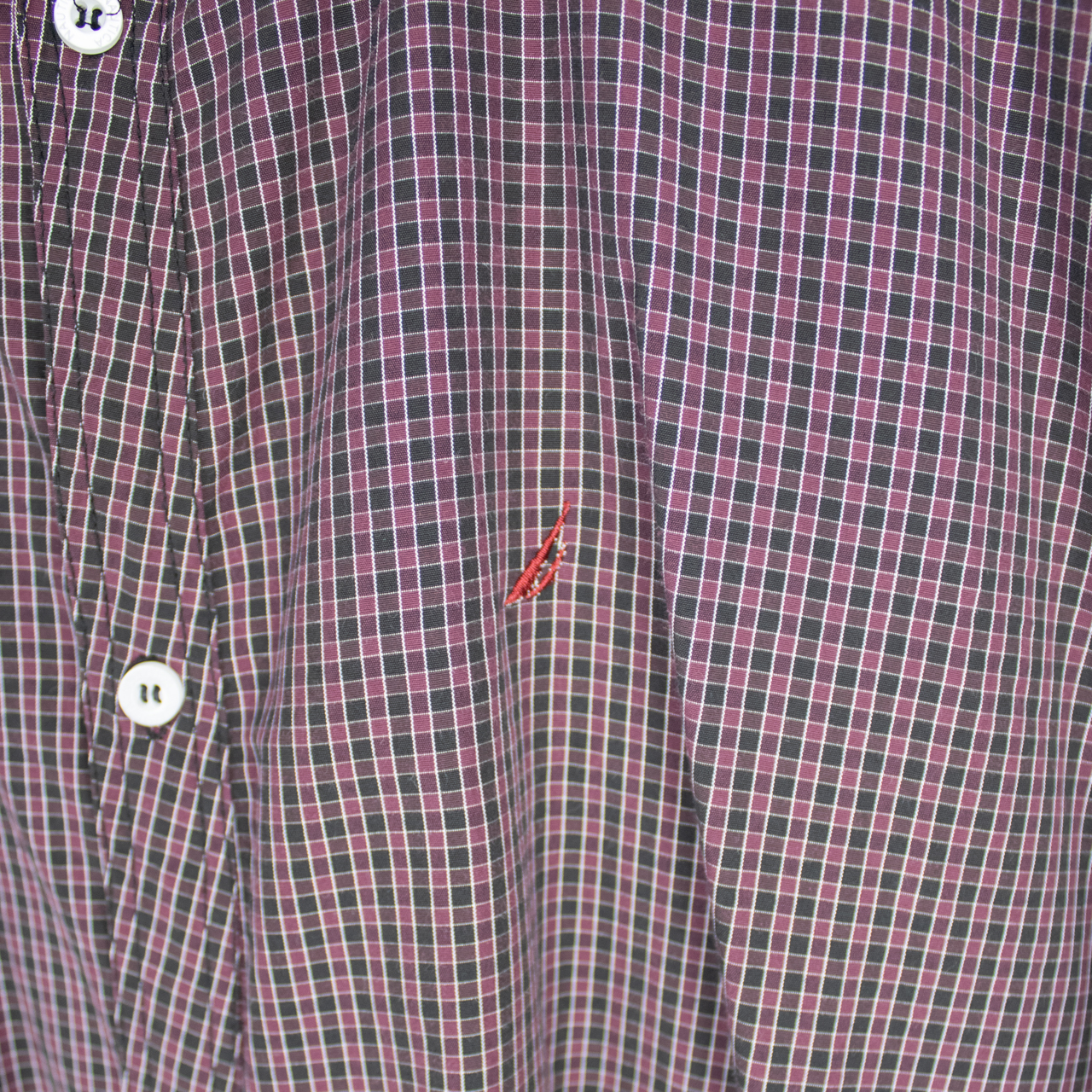 VINTAGE LONG-SLEEVE NAUTICA BUTTON-UP SHIRT - XXL