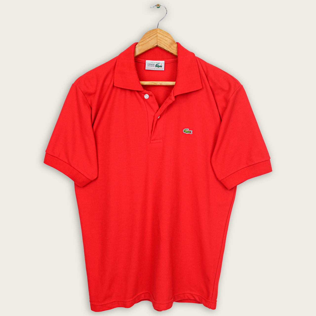 VINTAGE LACOSTE POLO SHIRT - L