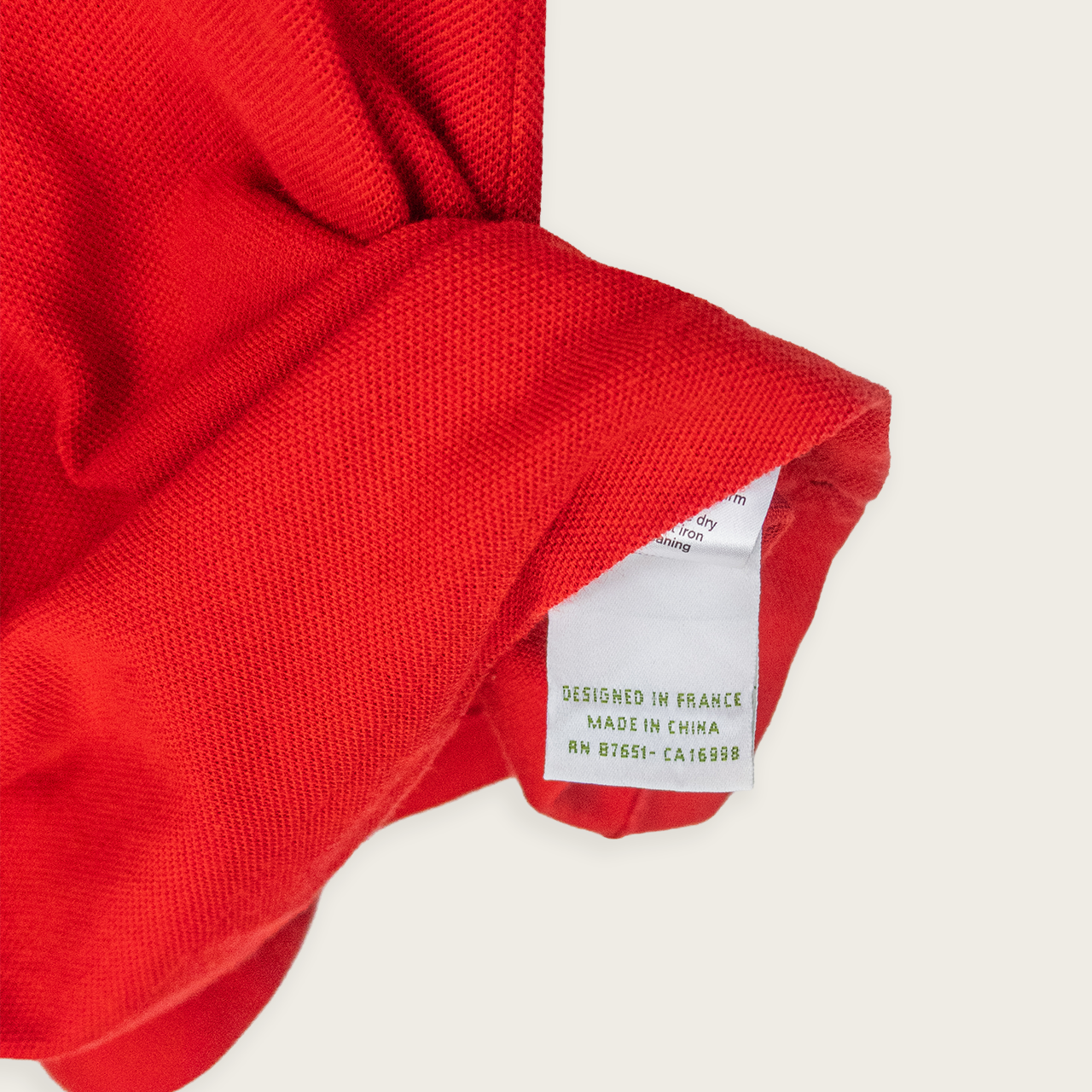 00's LACOSTE POLO SHIRT - M